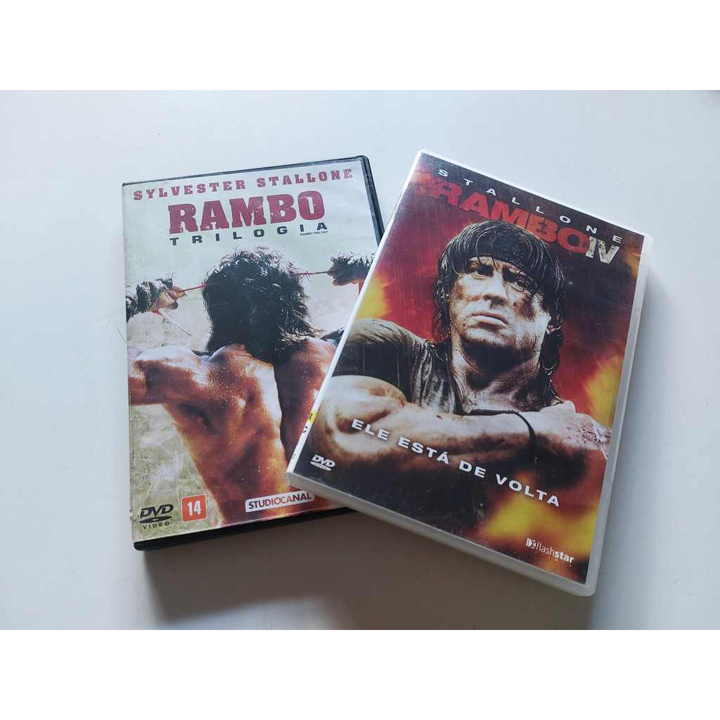 DVD - Trilogia Rambo + Rambo IV | Shopee Brasil