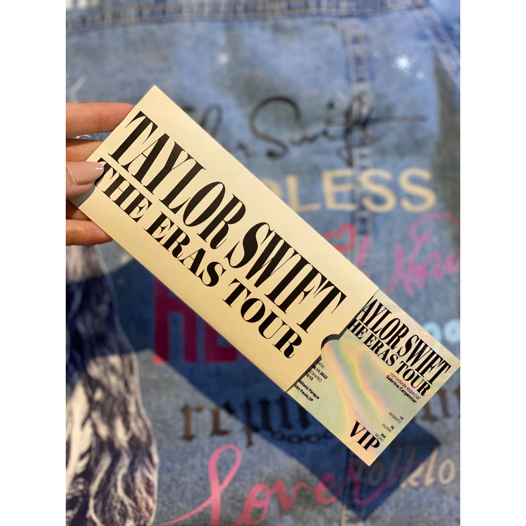 Ingresso VIP Simbólico Taylor Swift - The Eras Tour | Shopee Brasil