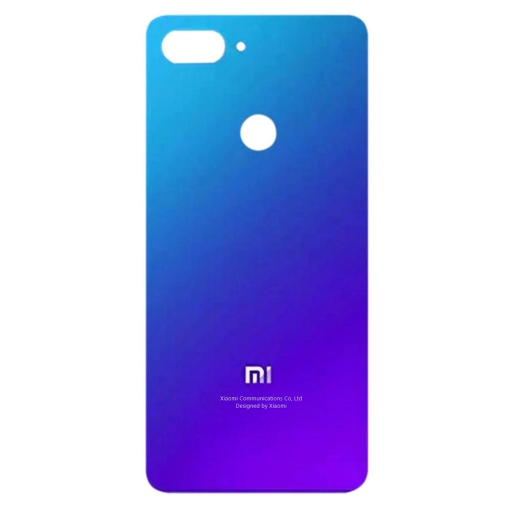 TAMPA TRASEIRA MI 8 LITE - AZUL Com Roxo - SEM LENTE - PRONTA ENTREGA!