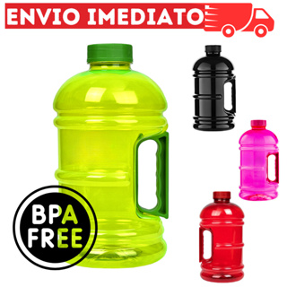Garrafa De água 2 Litros Com alça Hidratação Saúde Academia Cross Fit Funcional BPA Free