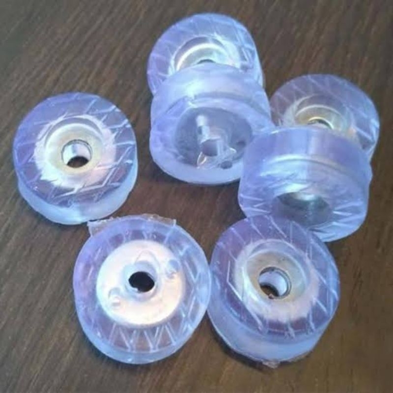 Sapata de Silicone antideslizante Acabamento Transparente kit/12pcs
