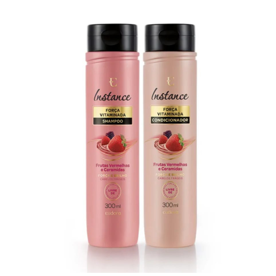 Eudora Instance Frutas Vermelhas Shampoo + Condicionador