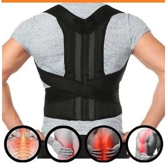 Cinta Colete Reforçada Corretor Postura Coluna Lombar Forte Unissex