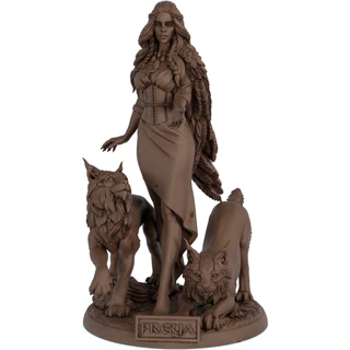 Estátua De Freya Deusa Imagem Nórdica Rainha Das Valquírias
