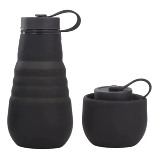 Garrafa Silicone Retrátil Dobrável 500 Ml