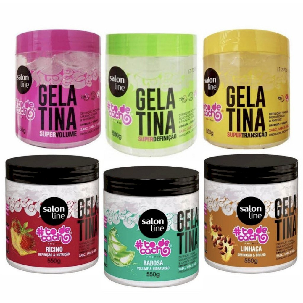 Gelatina Modeladora Salon Line #Todecacho Super Transição Capilar 550g