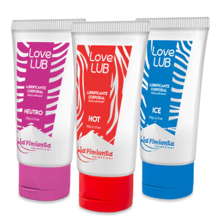 Kit 3x Love Lub Gel Lubrificante 60g La Pimienta em Oferta na Shopee