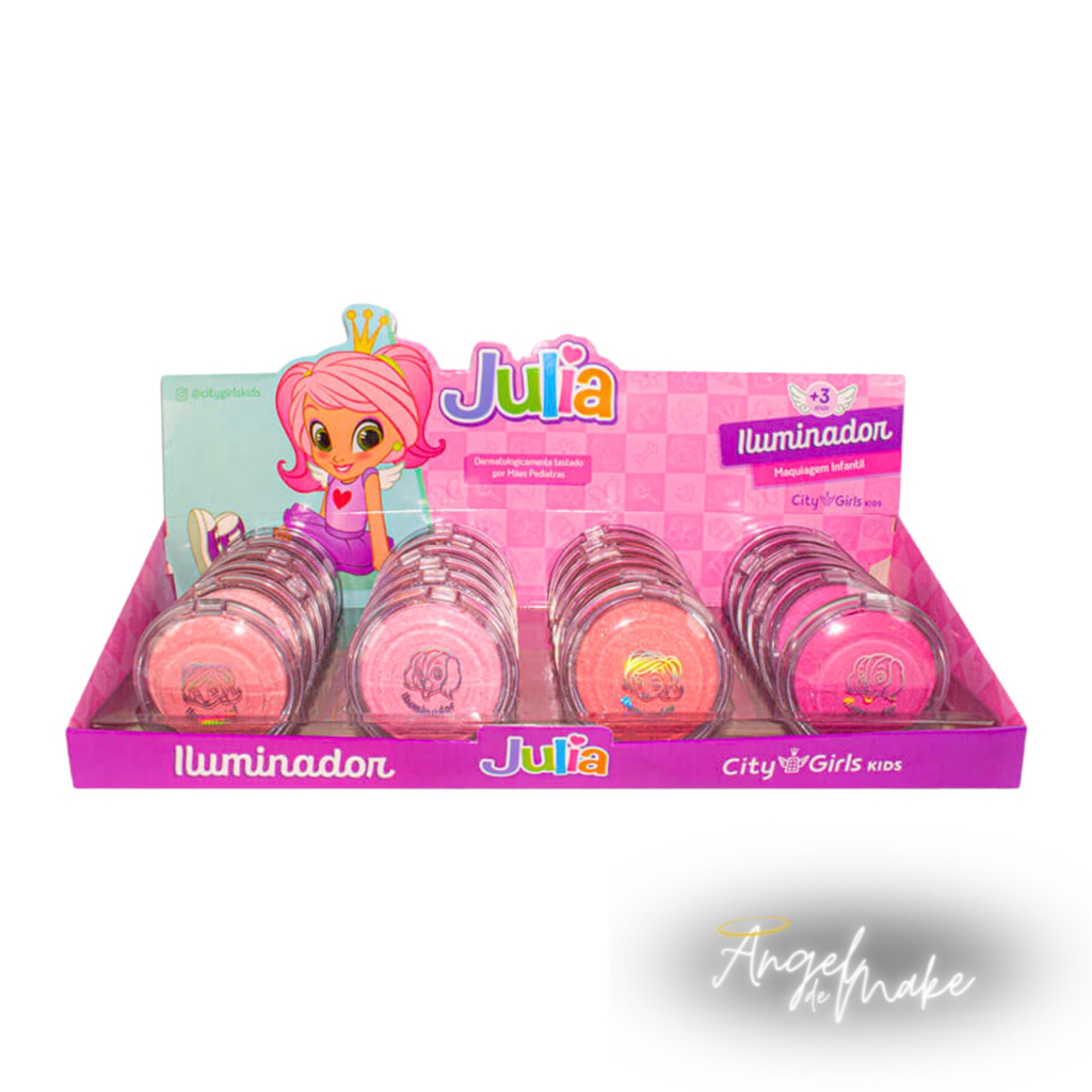 City Girls - Paleta de Sombras Maquiagem Infantil CGK033 - Box c