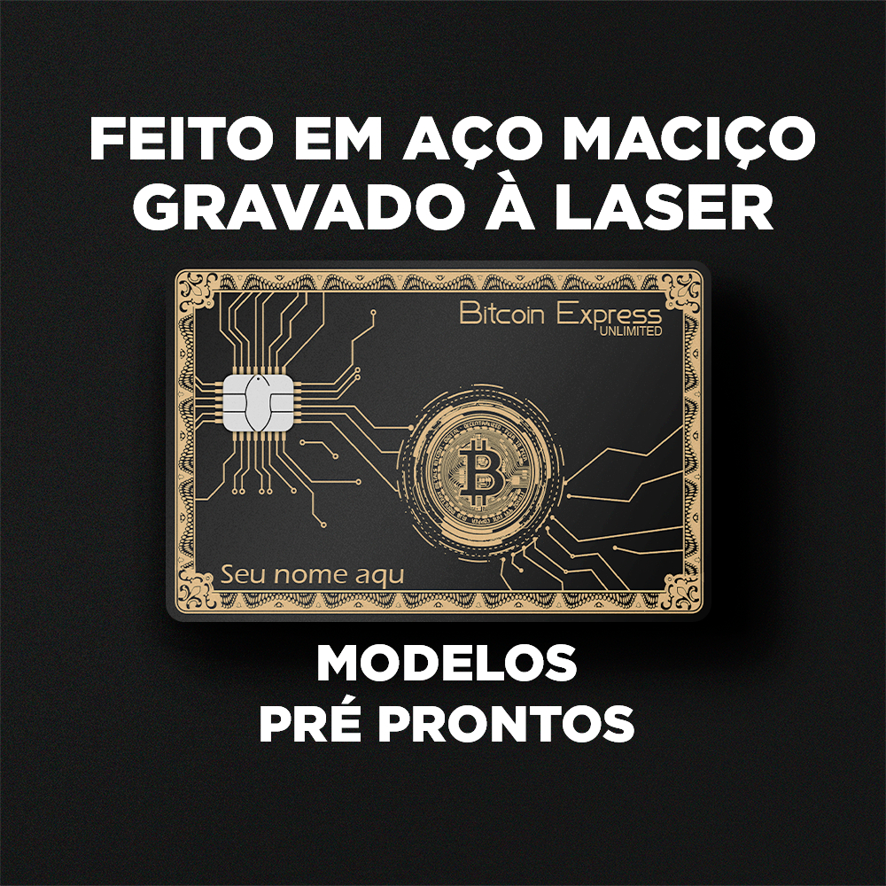 Cartão de Metal (MODELOS PRÉ PRONTOS)