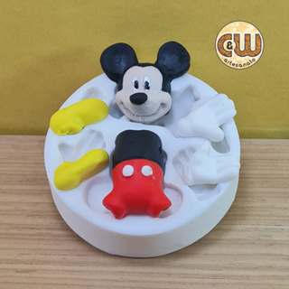 Molde Silicone Mickey p/ Montar Confeitaria e Artesanato - Festa