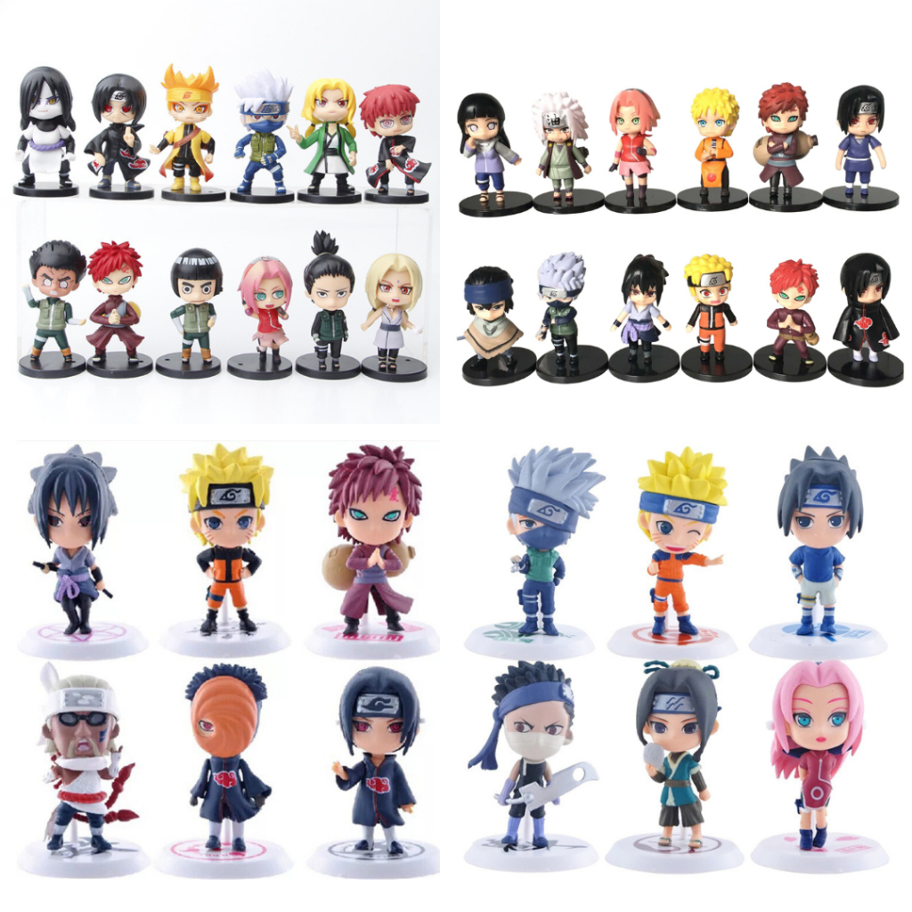 Naruto Action figure Shippuden Naruto Figure Miniaturas Shopee Brasil
