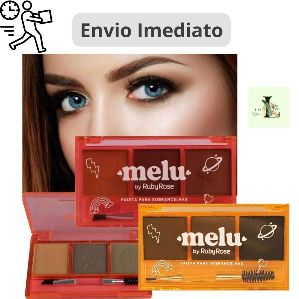 Paleta Para Sobrancelhas - Melu By Ruby Rose - 2 Modelos