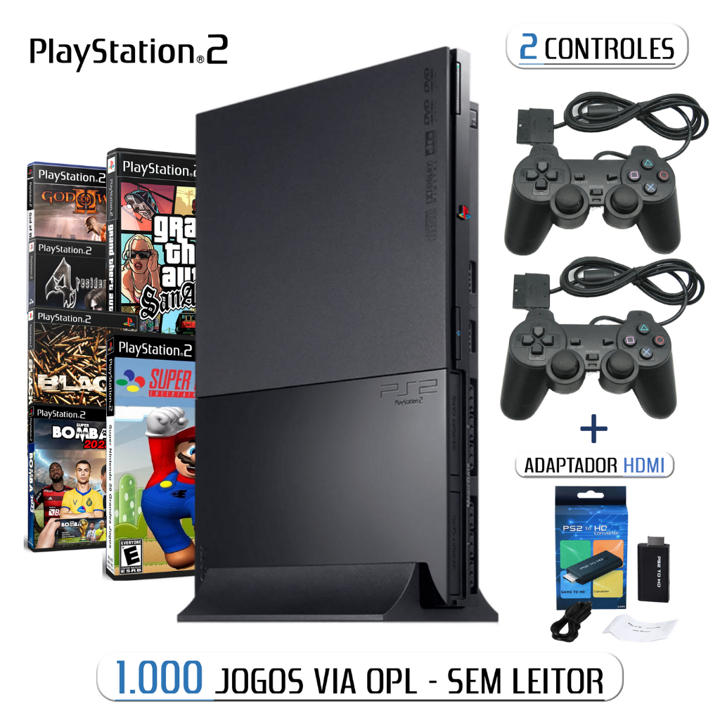 Sony Playstation 4 Slim 2215B 1 TB Bivolt + 1 Jogo (Fifa 21)