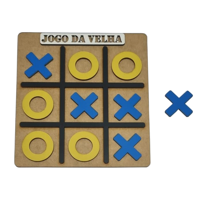 Decoração Tabuleiro Jogo da Velha