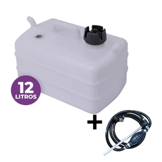 Tanque de Combustível 12 Litros Motor de Popa com Pescador Fixo em Oferta na Shopee