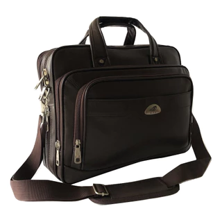 Pasta Executiva Couro Maleta Bolsa Masculina Para Trabalho Documentos Livros Faculdade Notebook