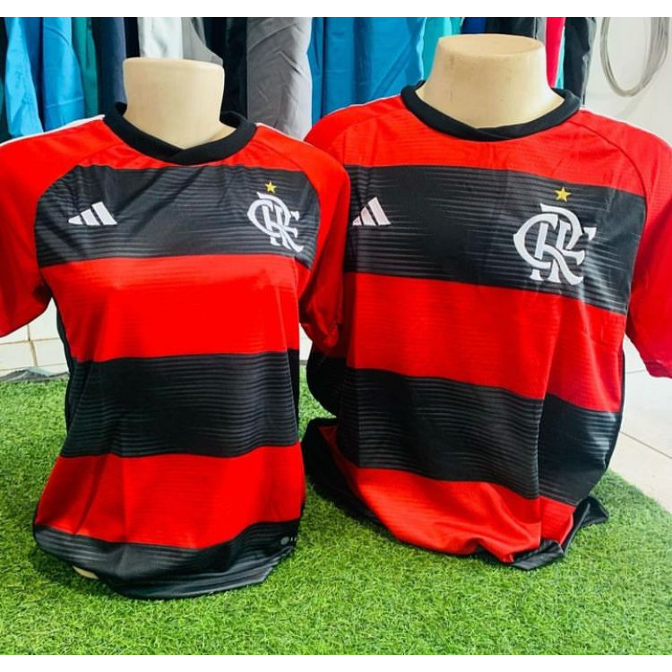 Kit Casal Flamengo Nova 2023 com 2 Camisetas - Valor Promocional ...