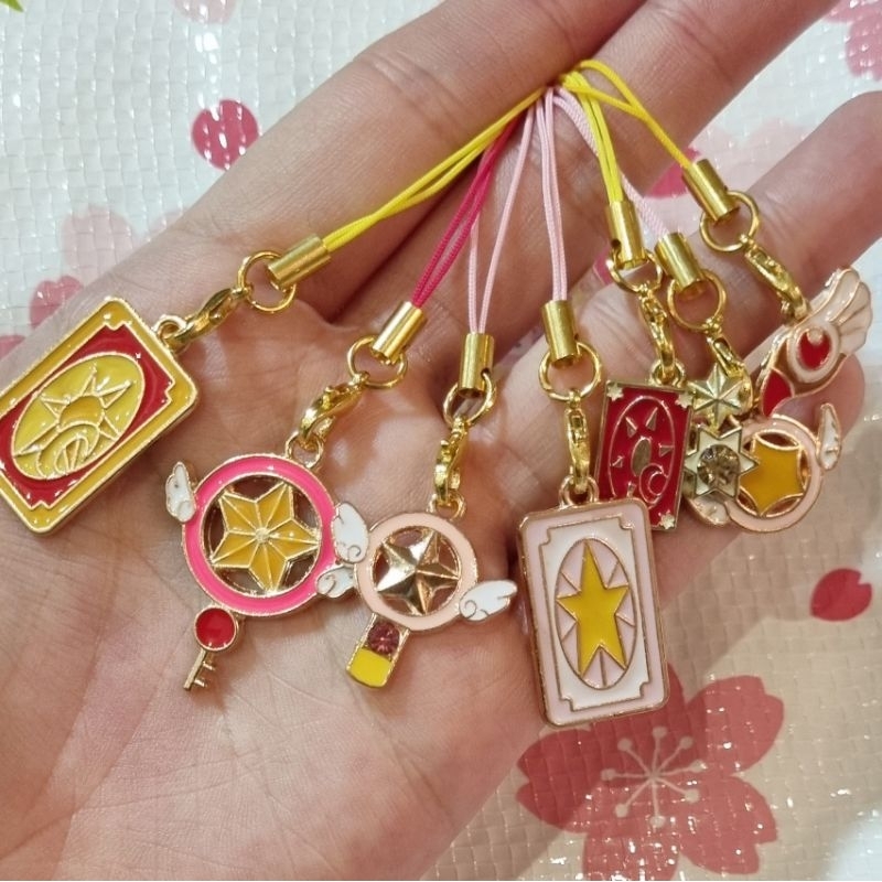 Phonestraps Sakura Card Captor! Pingentes de Celular Chaveiros de Cordinha Colorida diversos modelos!