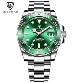 Lige Design Automático Inspirado No Rolex Submariner