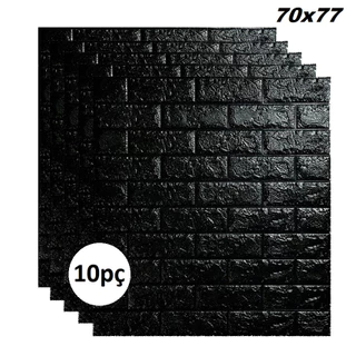 Kit 10 pç Paninel Adesivo 3d Alto Relevo de Espuma 70x77 Macio Proteção para Crianças