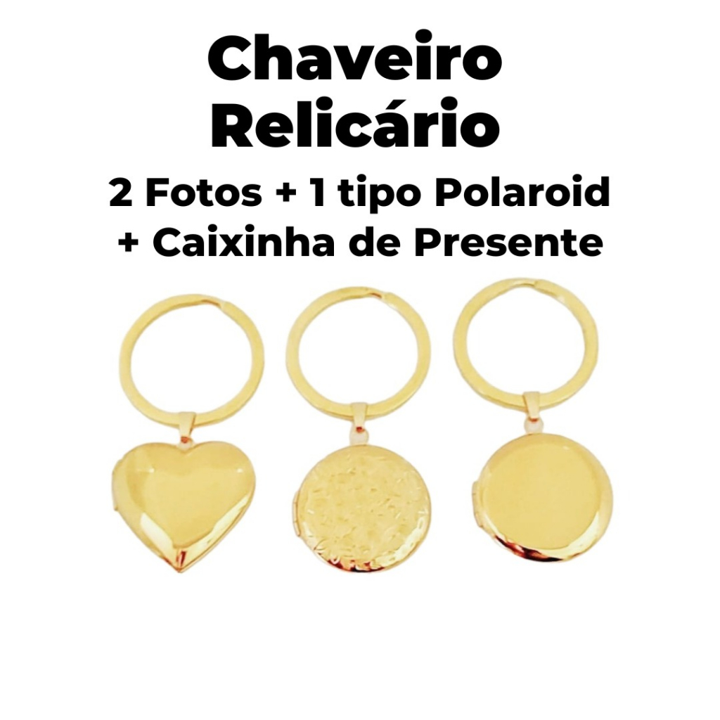 Chaveiro de parede em metal dourado 25x25