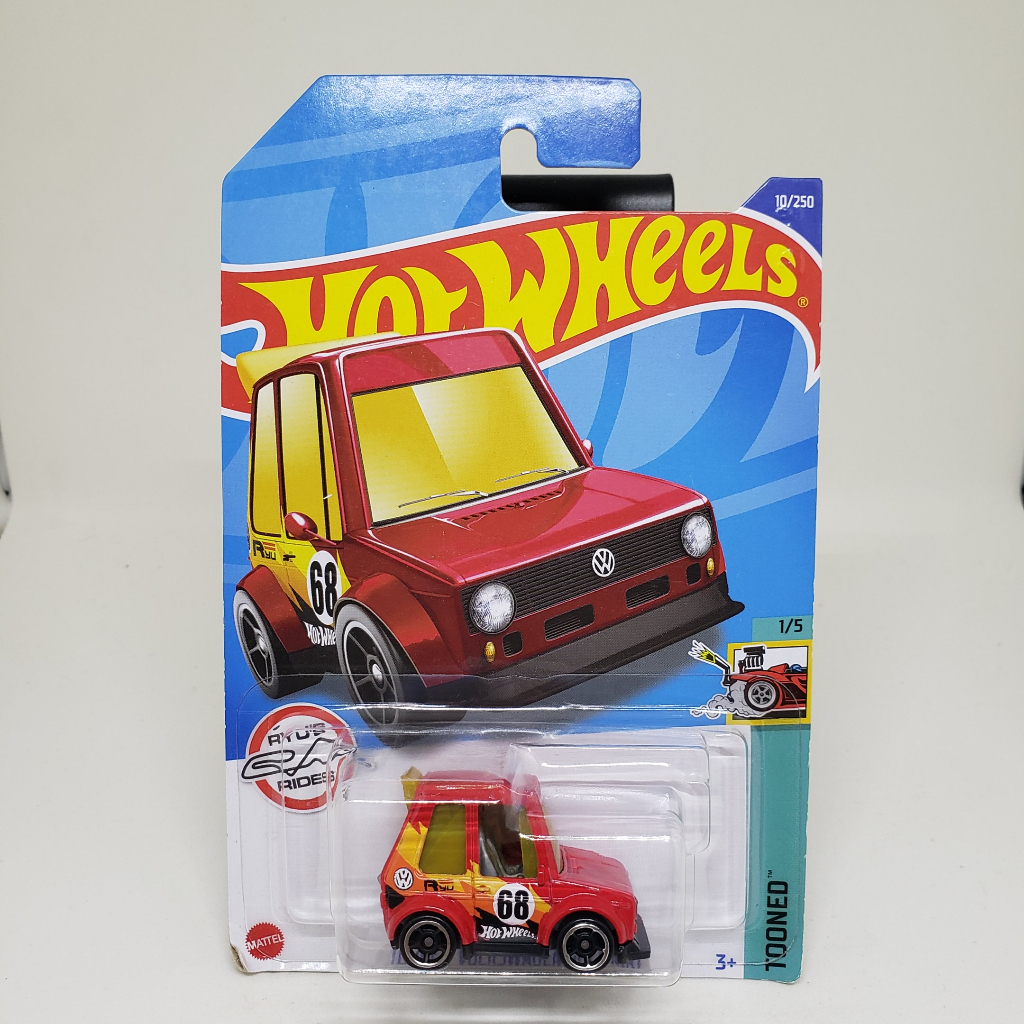 Hot Wheels 2022 - Tooned - Tooned Volkswagen VW Golf MK1 #68 