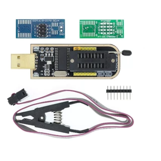 Gravador Programador Eprom Ch341a + Pinça Jacaré Soic8