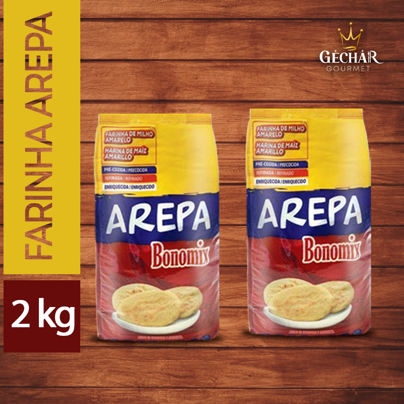 HARINA PAN BRASIL - HARINA PAN BRANCA 2KG HARINA BONNELI 2KG