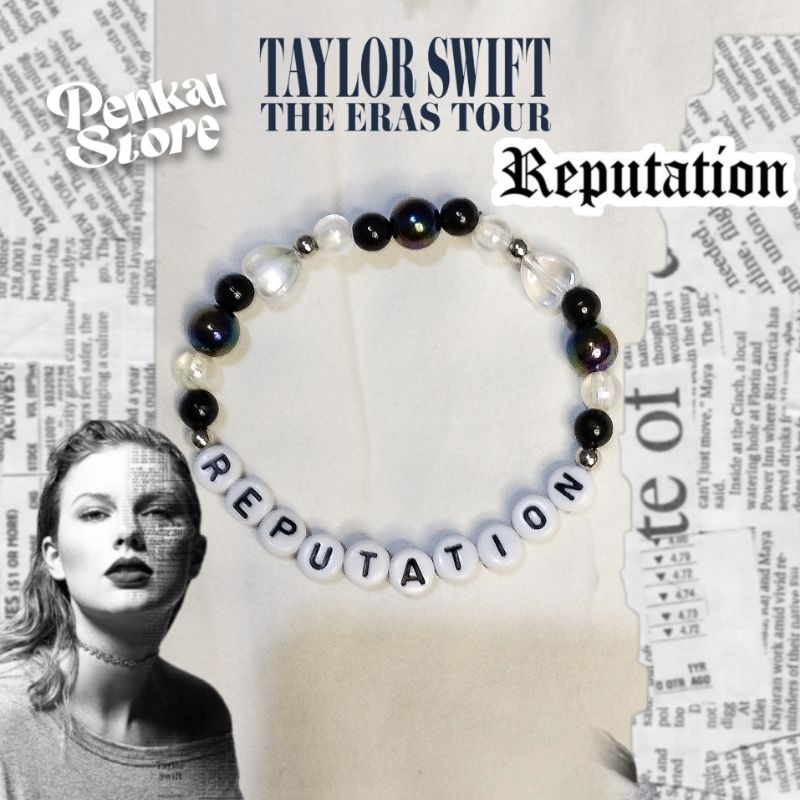 Kit c/ 10 pulseiras Friendship bracelets Taylor Swift tipo cristal