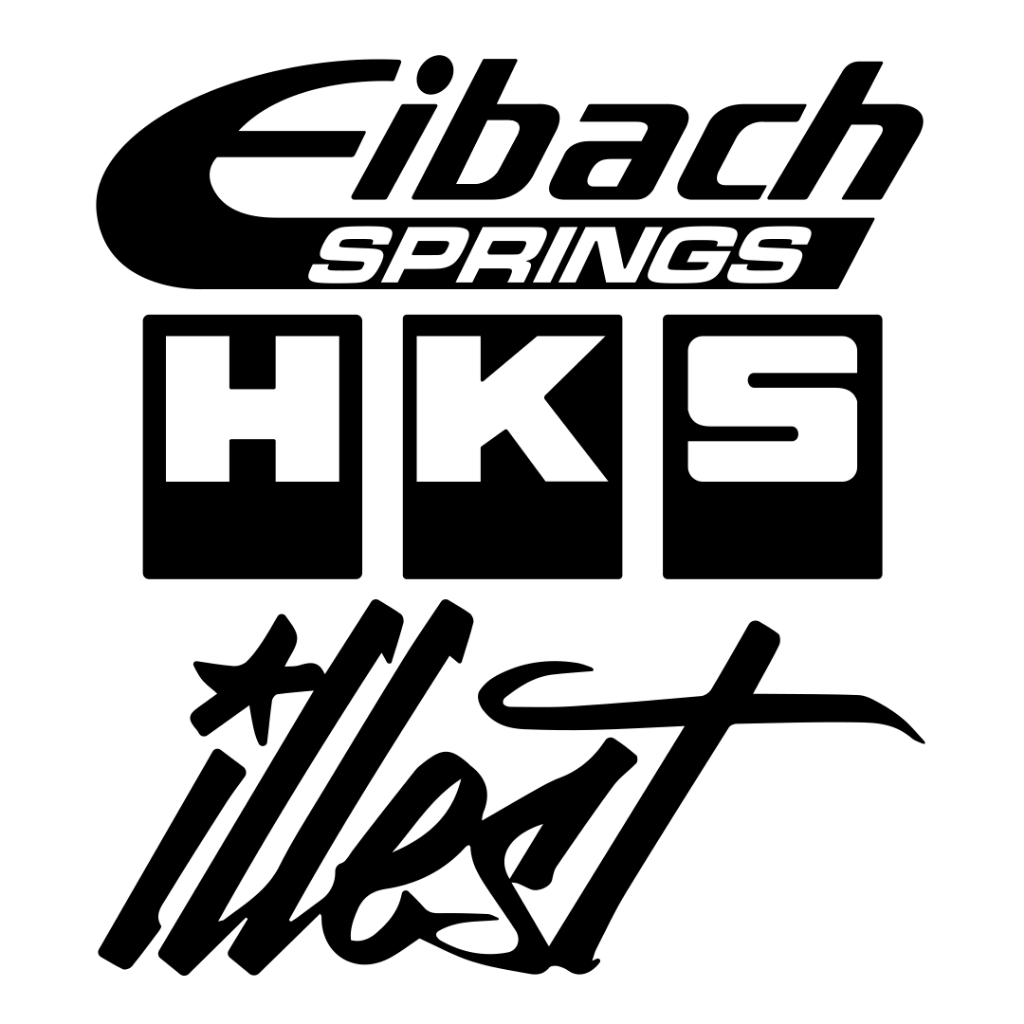 kit 3 Adesivos Tuning Premium HKS Illest Eibach japan