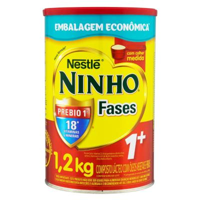Leite Ninho Infantil a partir de 1 ano Lata 1,2kg - Ninho/Fases 1 ...