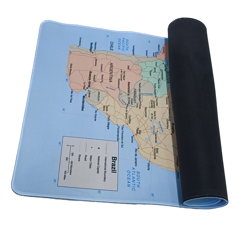 Mousepad para Brasil mapa Mouse Pads Para trabalhos informáticos e