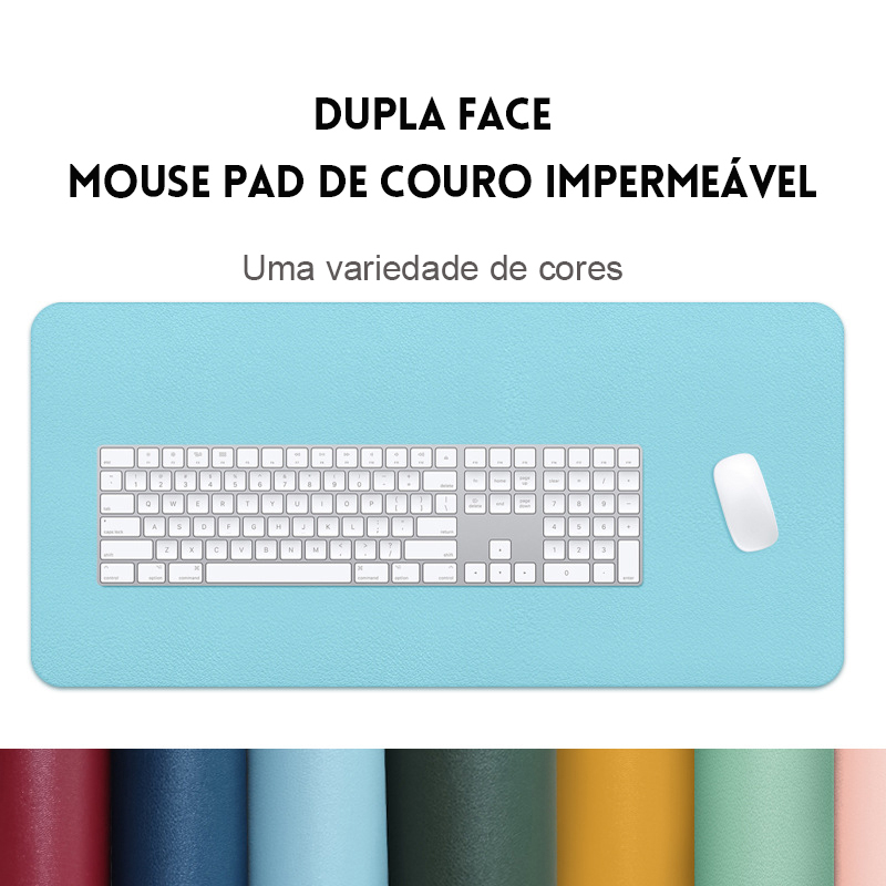 Mouse Pad Para Jogos Mouse Pad de Couro Extra Grande de Dupla Face 80x40cm