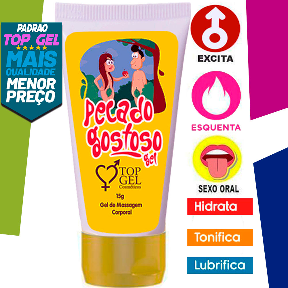 Produtos eróticos Pecado Gostoso sex shop ( 2 Em 1 ) 15ml Top Gel  Lubrificante sexual Sexy Shop | Shopee Brasil