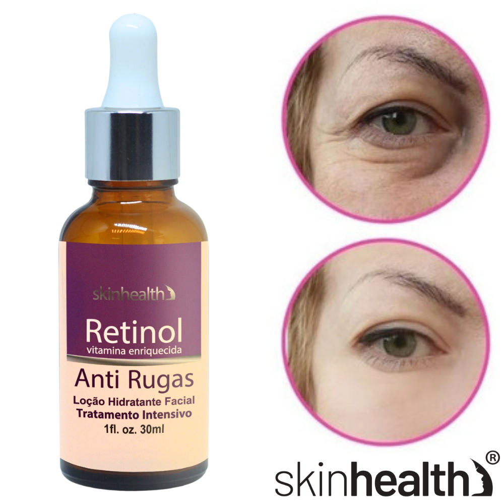 Reduz Rugas Profundas Retinol Sérum Restaurador 30ml Skin Health ...
