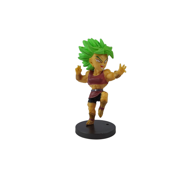 Boneco Action Figure Caulifla Kale Fusao Kefla Com Base Dragon Ball Z Super Kai Colecionavel