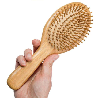 Escova para Cabelo Madeira Pente De Massagem De Almofada De Ar De Madeira De Bambu / Escova de madeira