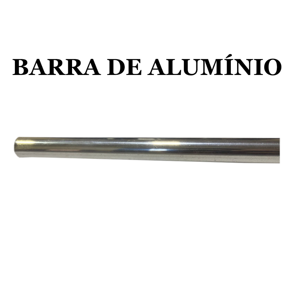 Tubos alumínio de19mm apoio para grelha e espeto churrasqueira