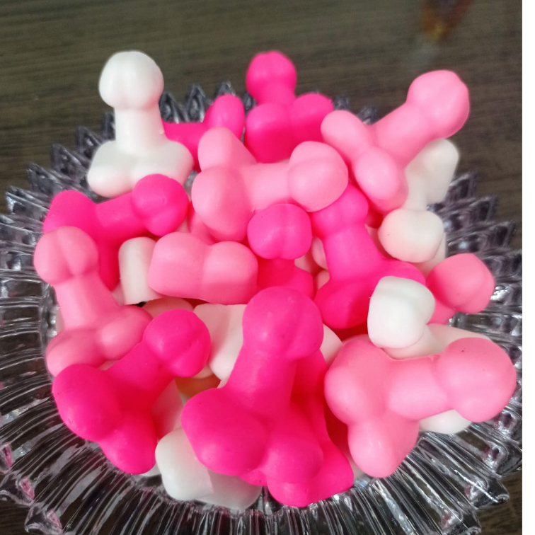 Lembrancinhas Eróticas 15 Mini Pintinhos Mimos de lojas lingerie e sex shop clientes e despedida de solteira Postagem 24h