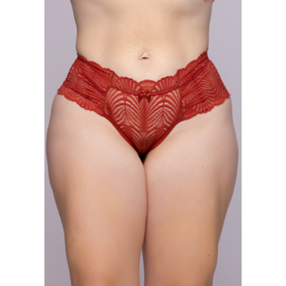 Kit 3 Calcinhas Fio Dental Em Renda Tanga Sensual Calcinha Bombom Feminina Com Palas Largas Ref 105