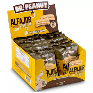 Alfajor Delicioso com Recheio de Pasta de Amendoim 55g - Dr Peanut