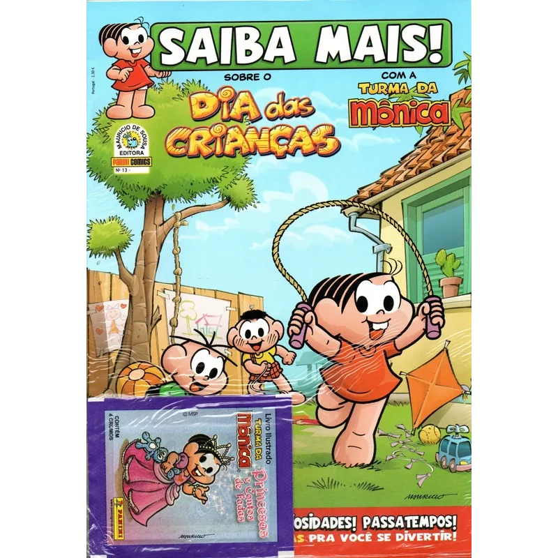 Turma Da Mônica - Saiba Mais - Volume 13 - Dia Das Crianças | Shopee Brasil