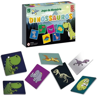 Big Memória/Jogo da Velha - Dinossauros - Ludopia