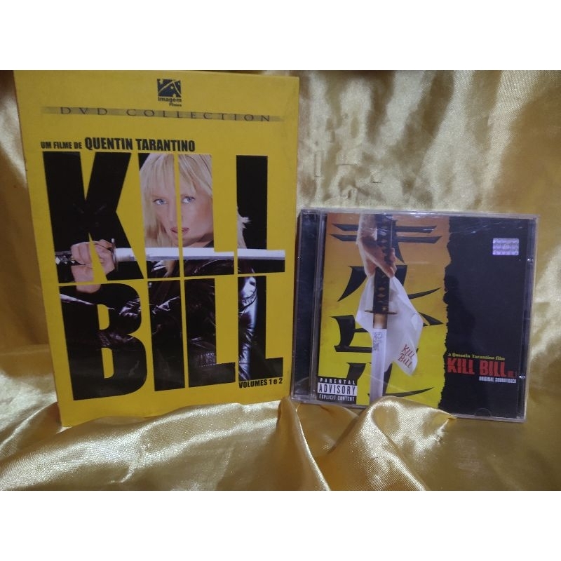 Box Dvd - Kill Bill 1 E 2 e Cd ( combo ) | Shopee Brasil