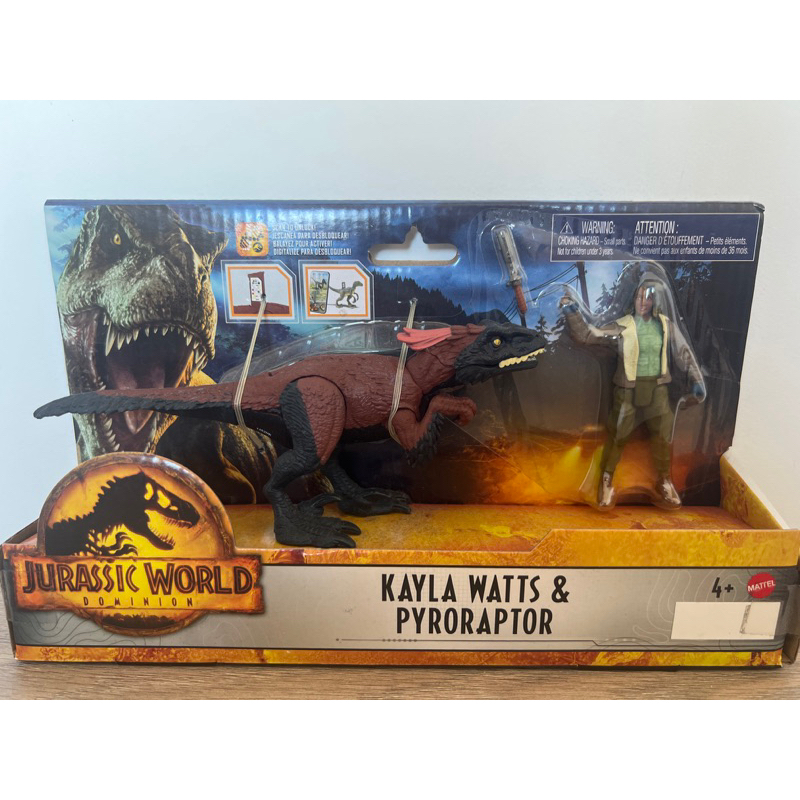 Jurassic World Dominion Kayla Watts And Pyroraptor Mattel Original Shopee Brasil 