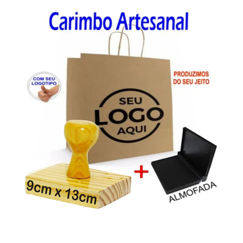 Carimbo Personalizado 9 x 9 - Comprar em Os Carimbeiros