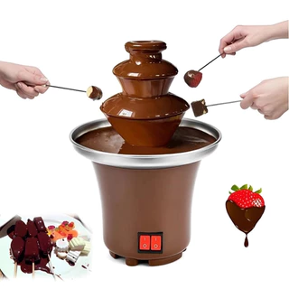 Fonte Cascata Maquina Chocolate Fondue Eletrica Fondi Cascata 110v Mini