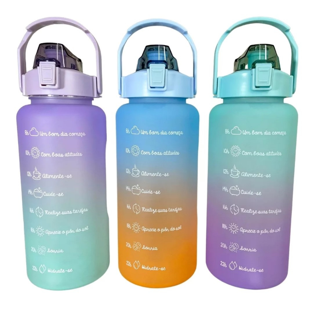 Garrafa Squeeze Academia Personalizada 2 Litros | Shopee Brasil