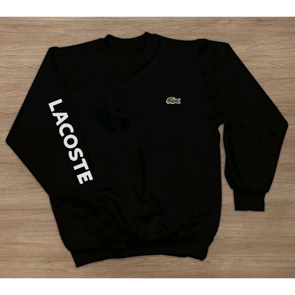 Moletom best sale aberto lacoste