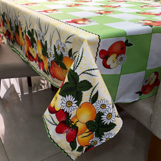 Toalha de mesa xadrez laranja (2,50 x 1,40) - Kasa57 - kasa 57